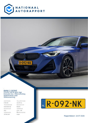 Afbeelding van het Nationaal Autorapport