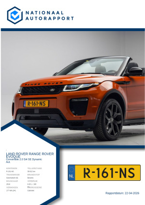 Afbeelding van het Nationaal Autorapport