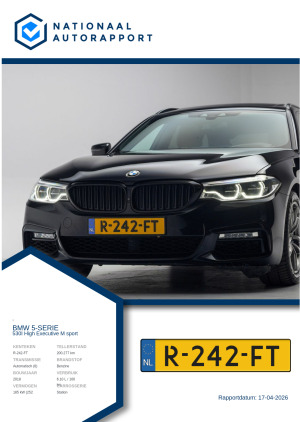 Afbeelding van het Nationaal Autorapport