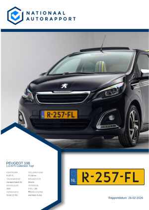 Afbeelding van het Nationaal Autorapport