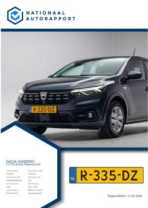 Afbeelding van het Nationaal Autorapport