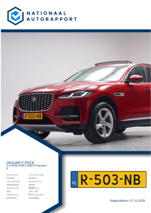 Afbeelding van het Nationaal Autorapport