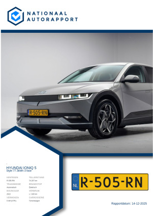 Afbeelding van het Nationaal Autorapport