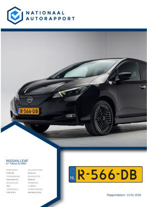 Afbeelding van het Nationaal Autorapport