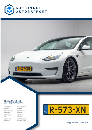 Afbeelding van het Nationaal Autorapport