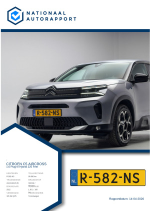 Afbeelding van het Nationaal Autorapport