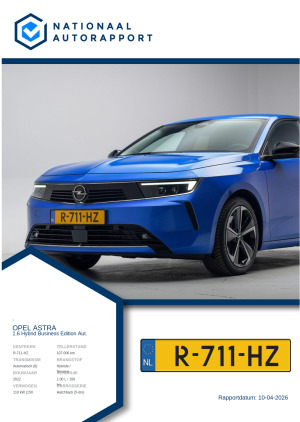 Afbeelding van het Nationaal Autorapport