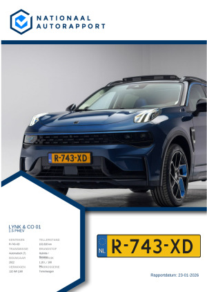 Afbeelding van het Nationaal Autorapport