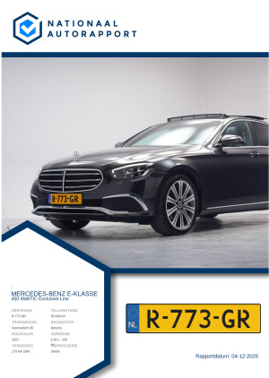 Afbeelding van het Nationaal Autorapport