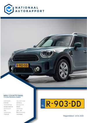 Afbeelding van het Nationaal Autorapport