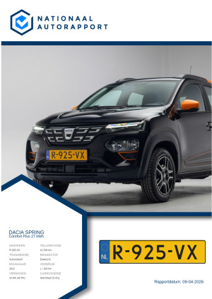 Afbeelding van het Nationaal Autorapport