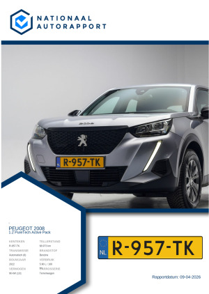 Afbeelding van het Nationaal Autorapport