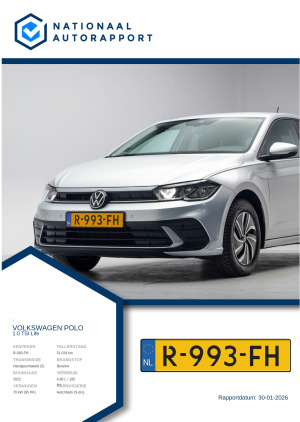 Afbeelding van het Nationaal Autorapport