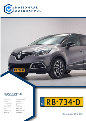 Afbeelding van het Nationaal Autorapport