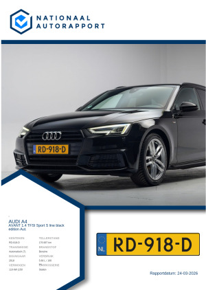 Afbeelding van het Nationaal Autorapport