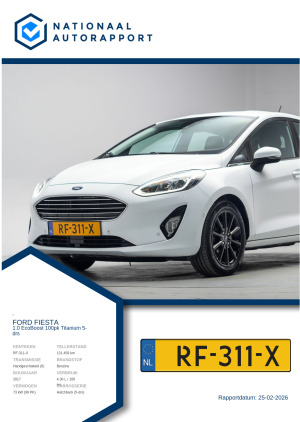 Afbeelding van het Nationaal Autorapport