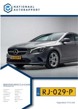 Afbeelding van het Nationaal Autorapport