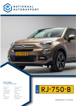 Afbeelding van het Nationaal Autorapport