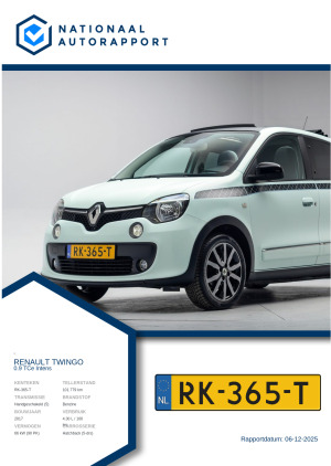 Afbeelding van het Nationaal Autorapport