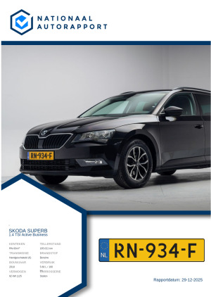 Afbeelding van het Nationaal Autorapport