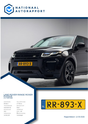 Afbeelding van het Nationaal Autorapport