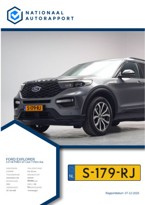 Afbeelding van het Nationaal Autorapport