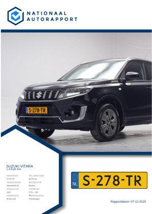 Afbeelding van het Nationaal Autorapport