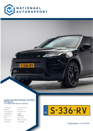 Afbeelding van het Nationaal Autorapport