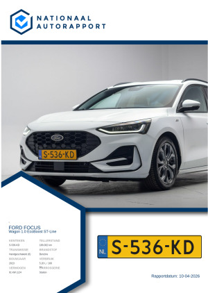 Afbeelding van het Nationaal Autorapport