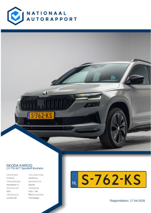 Afbeelding van het Nationaal Autorapport