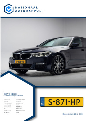 Afbeelding van het Nationaal Autorapport