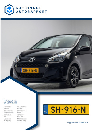 Afbeelding van het Nationaal Autorapport