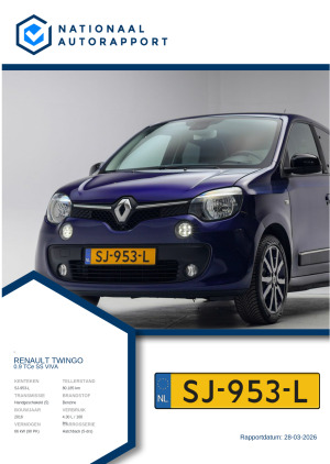 Afbeelding van het Nationaal Autorapport