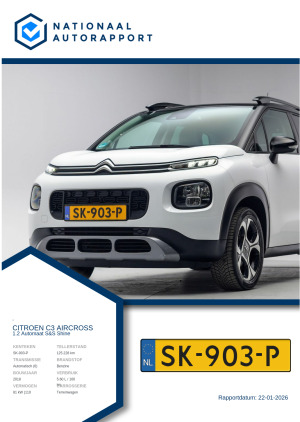 Afbeelding van het Nationaal Autorapport