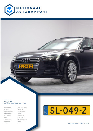 Afbeelding van het Nationaal Autorapport