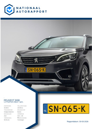 Afbeelding van het Nationaal Autorapport