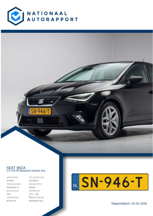 Afbeelding van het Nationaal Autorapport