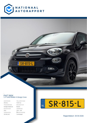 Afbeelding van het Nationaal Autorapport