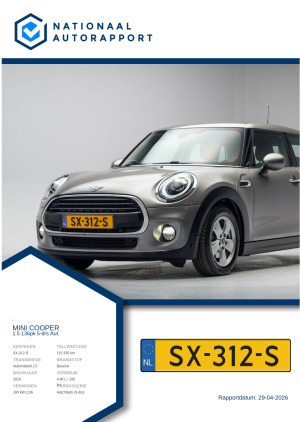 Afbeelding van het Nationaal Autorapport