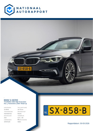 Afbeelding van het Nationaal Autorapport