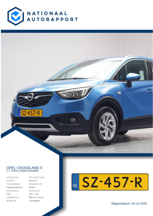 Afbeelding van het Nationaal Autorapport