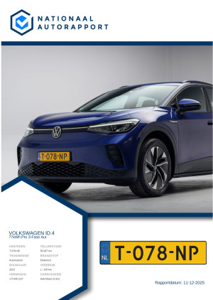 Afbeelding van het Nationaal Autorapport