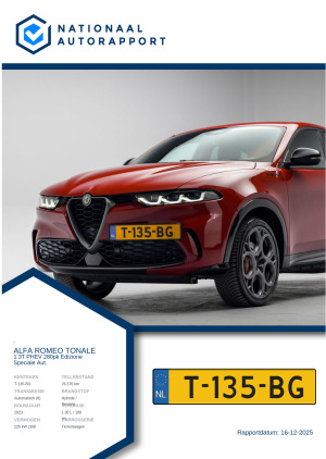 Afbeelding van het Nationaal Autorapport