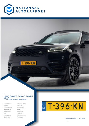 Afbeelding van het Nationaal Autorapport