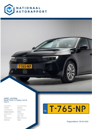 Afbeelding van het Nationaal Autorapport