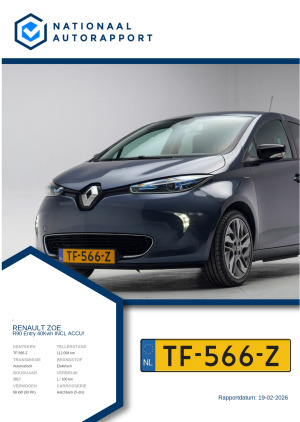 Afbeelding van het Nationaal Autorapport