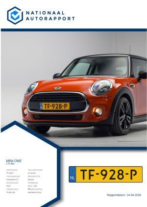 Afbeelding van het Nationaal Autorapport