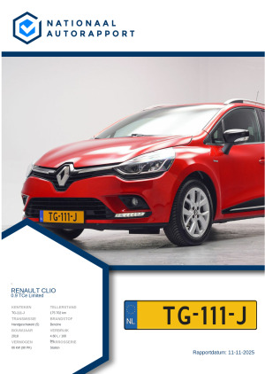 Afbeelding van het Nationaal Autorapport