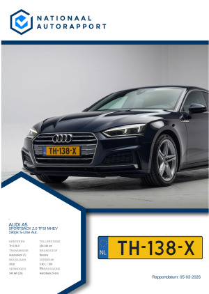 Afbeelding van het Nationaal Autorapport