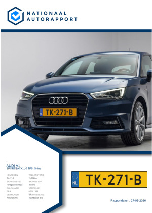 Afbeelding van het Nationaal Autorapport